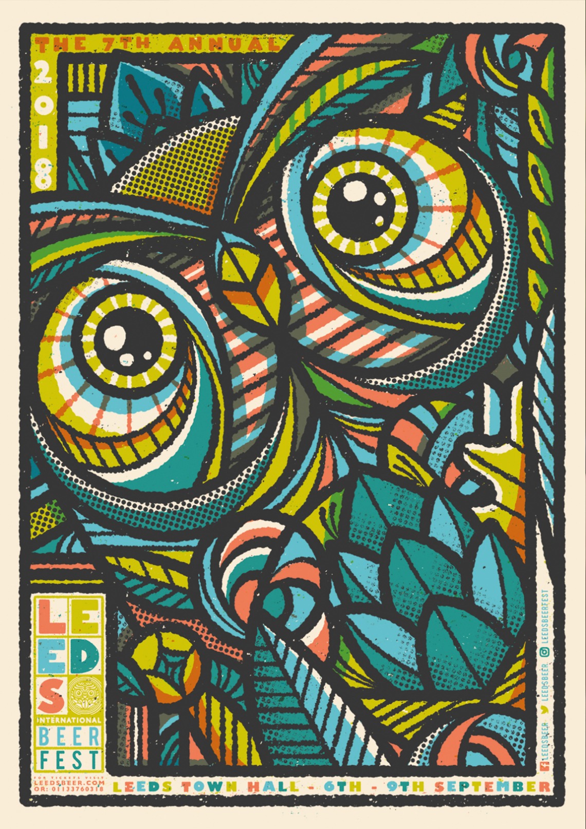 Leeds International Beer Festival Poster 2018