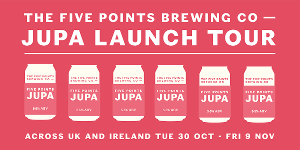 Five Points JUPA Launch Tour flyer