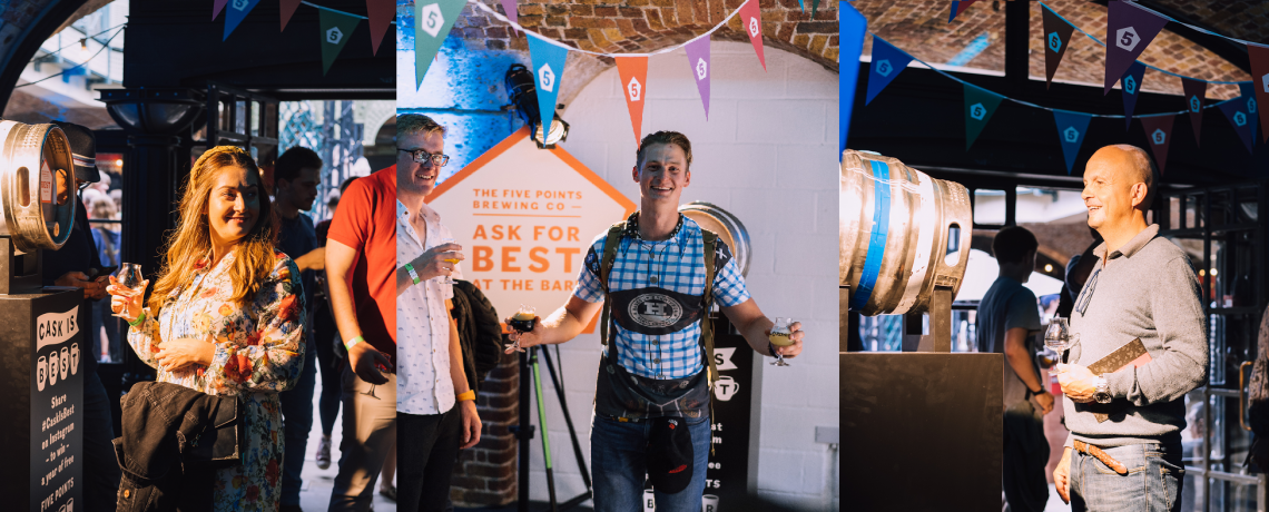 Consumers at London Craft beer Festival