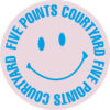 It's a little smiley face logo for Five Points Courtyard
